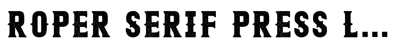 Roper Serif Press Light